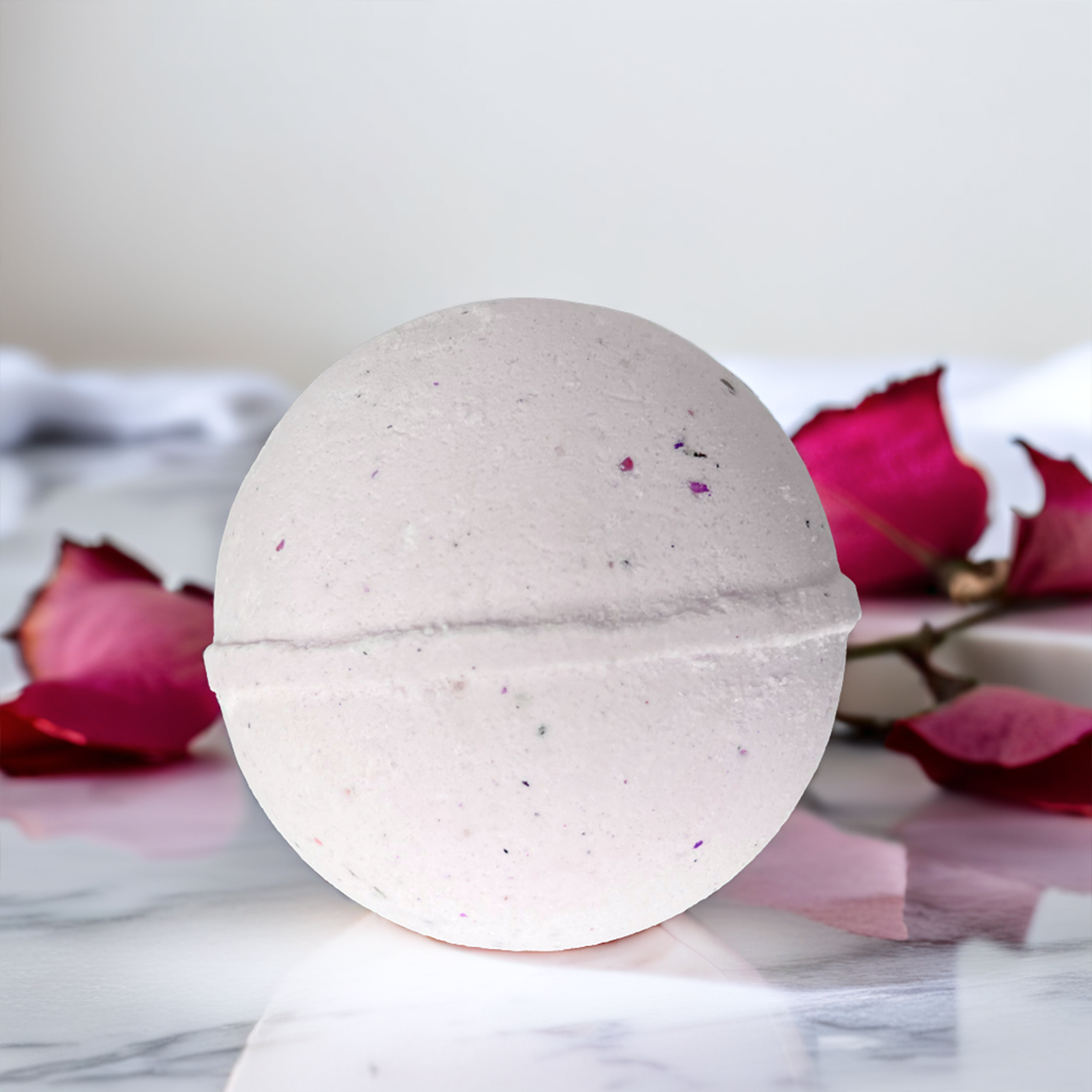 Rose Petal: Natural Bath Bomb for Soft, Radiant Skin