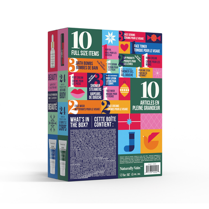 NEW! 24 Days of Bath and Body Bliss - (10 FULL SIZE ITEMS) Advent Self-Care for Every Day