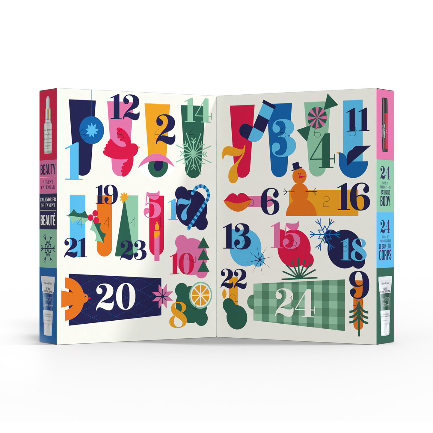 NEW! 24 Days of Bath and Body Bliss - (10 FULL SIZE ITEMS) Advent Self-Care for Every Day