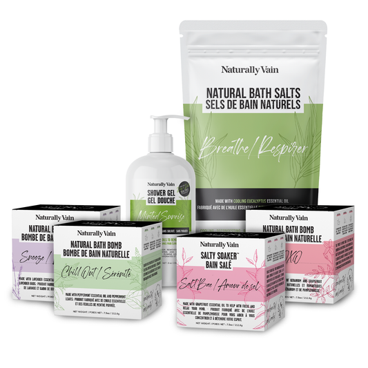 Bath Lovers Bundle: Indulgent Bath Essentials for Ultimate Relaxation and Soothing Comfort