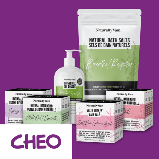 Bath Lovers Bundle: Indulgent Bath Essentials for Ultimate Relaxation and Soothing Comfort ($10 Donated to CHEO)