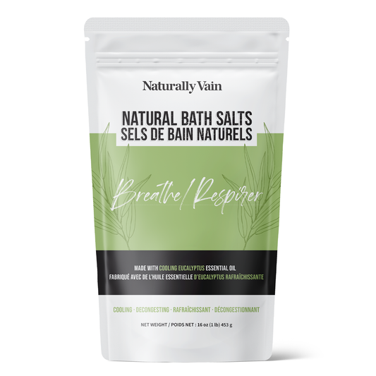 Breathe Bath Salts: Refresh & Clear with Eucalyptus Essential Oil