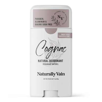 Cognac: Natural Deodorant with Rich Tobacco & Oak-Aged Aromas