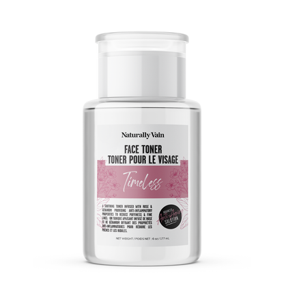 Timeless: Rose Geranium Powered Face Toner for Fine Line Control