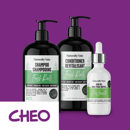 Hair Power Growth Bundle: Rosemary-Infused Essentials for Stronger, Healthier Hair ($10 Donated to CHEO)