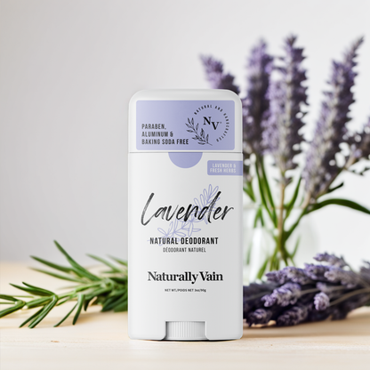 Lavender: Natural Deodorant with Calming Lavender & Fresh Herbal Aromas