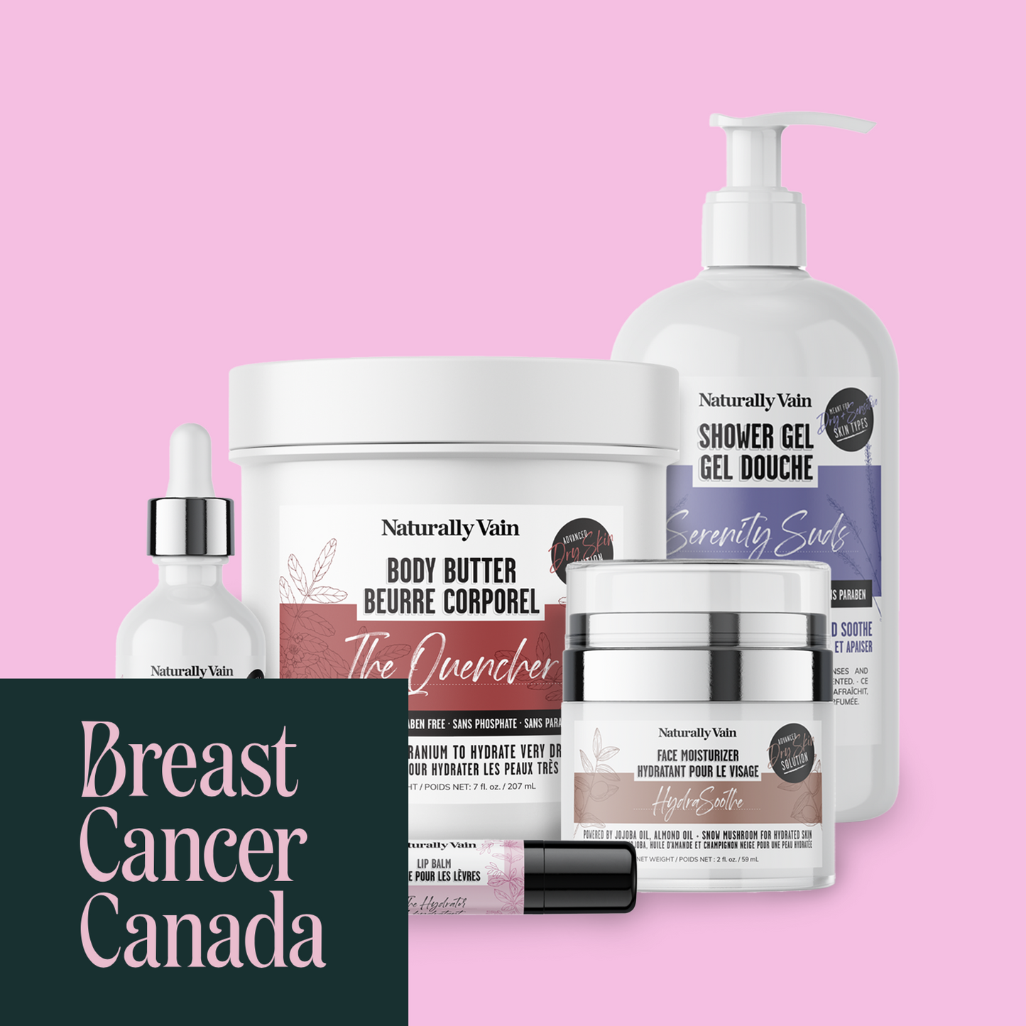 Moisture Magic Bundle: Deep Hydration Essentials for Soft, Nourished Skin ($10 Donated to Breast Cancer Canada)