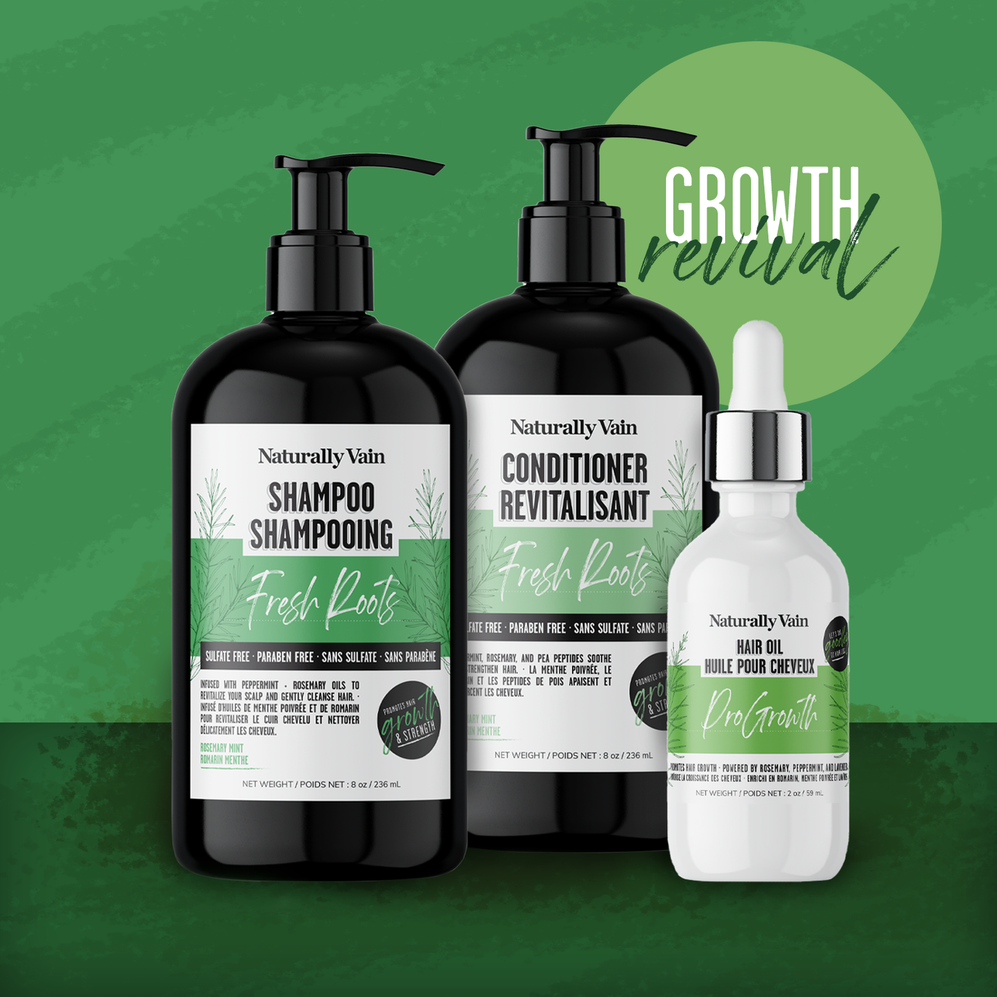 Hair Power Growth Bundle: Rosemary-Infused Essentials for Stronger, Healthier Hair