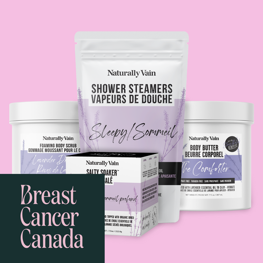 Relax + Stress Relief Bundle: Calming Lavender Essentials for Ultimate Relaxation ($10 Donated to Breast Cancer Canada)