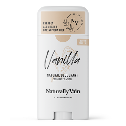 Vanilla: Natural Deodorant with Warm Vanilla Bean & Soft Sweetness